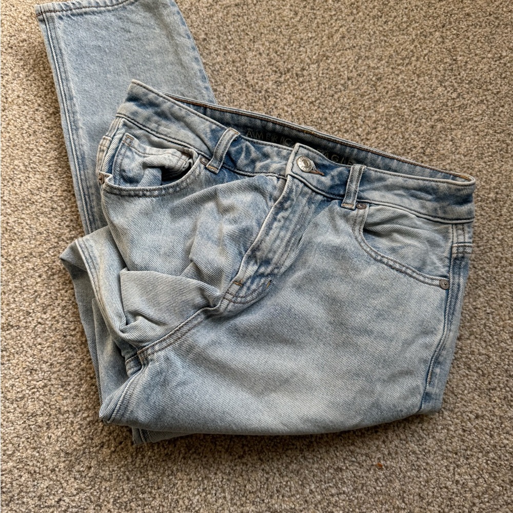 American Eagle Outfitters Blue Straight Leg Jeans